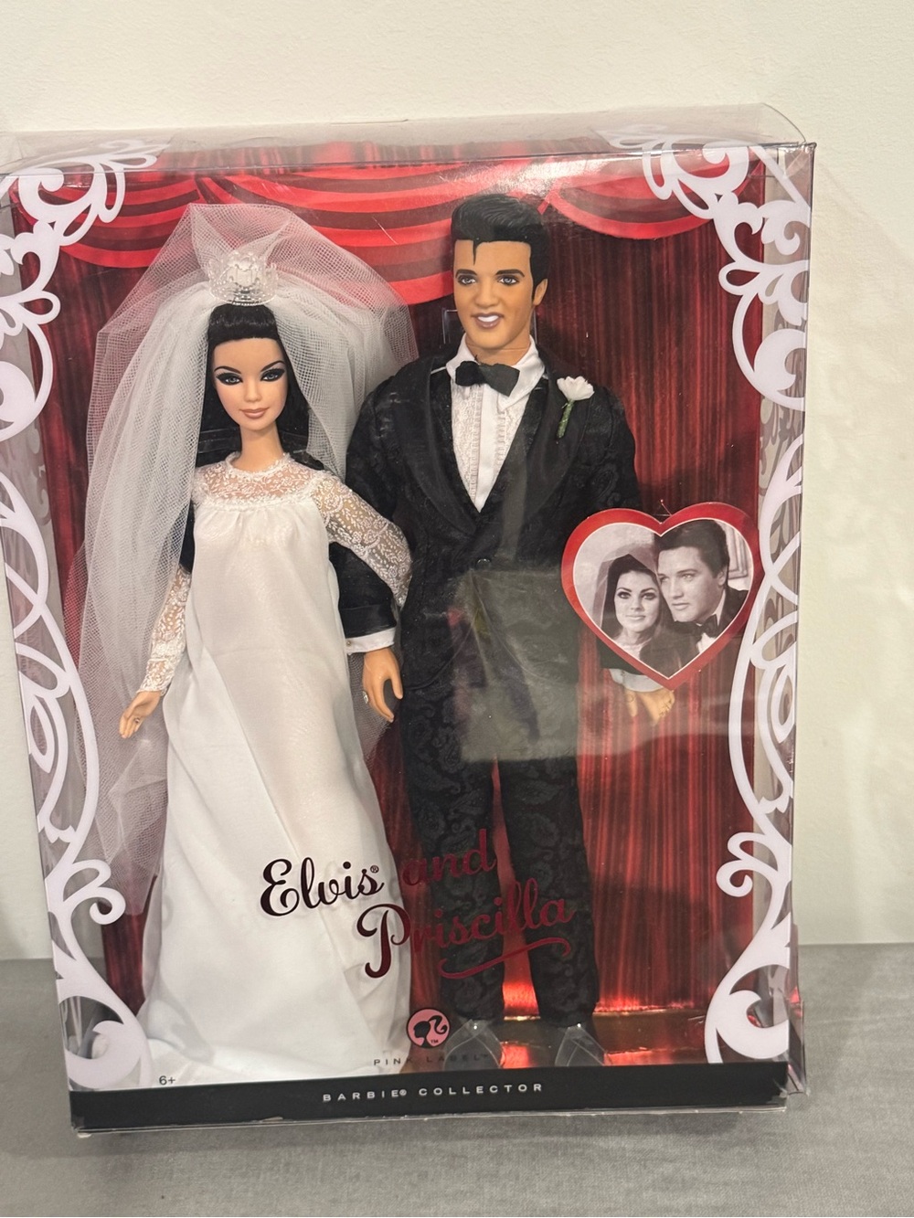 Elvis Presley Barbie Collector Elvis and Priscilla Collector Wedding Doll Set